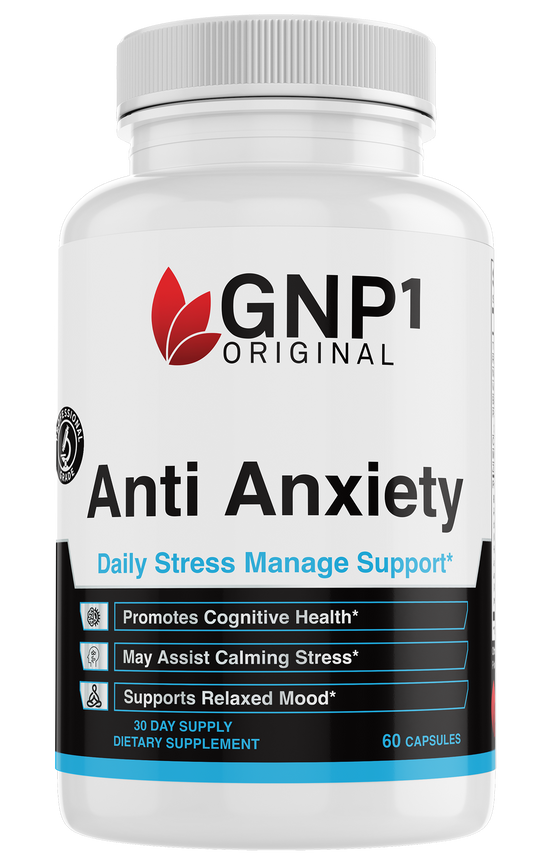 Anti-Anxiety Plant-based formulation  Vitamins , Promotes Cognitive Health , May Assist Calming Stress , Supports Relaxed , Mood