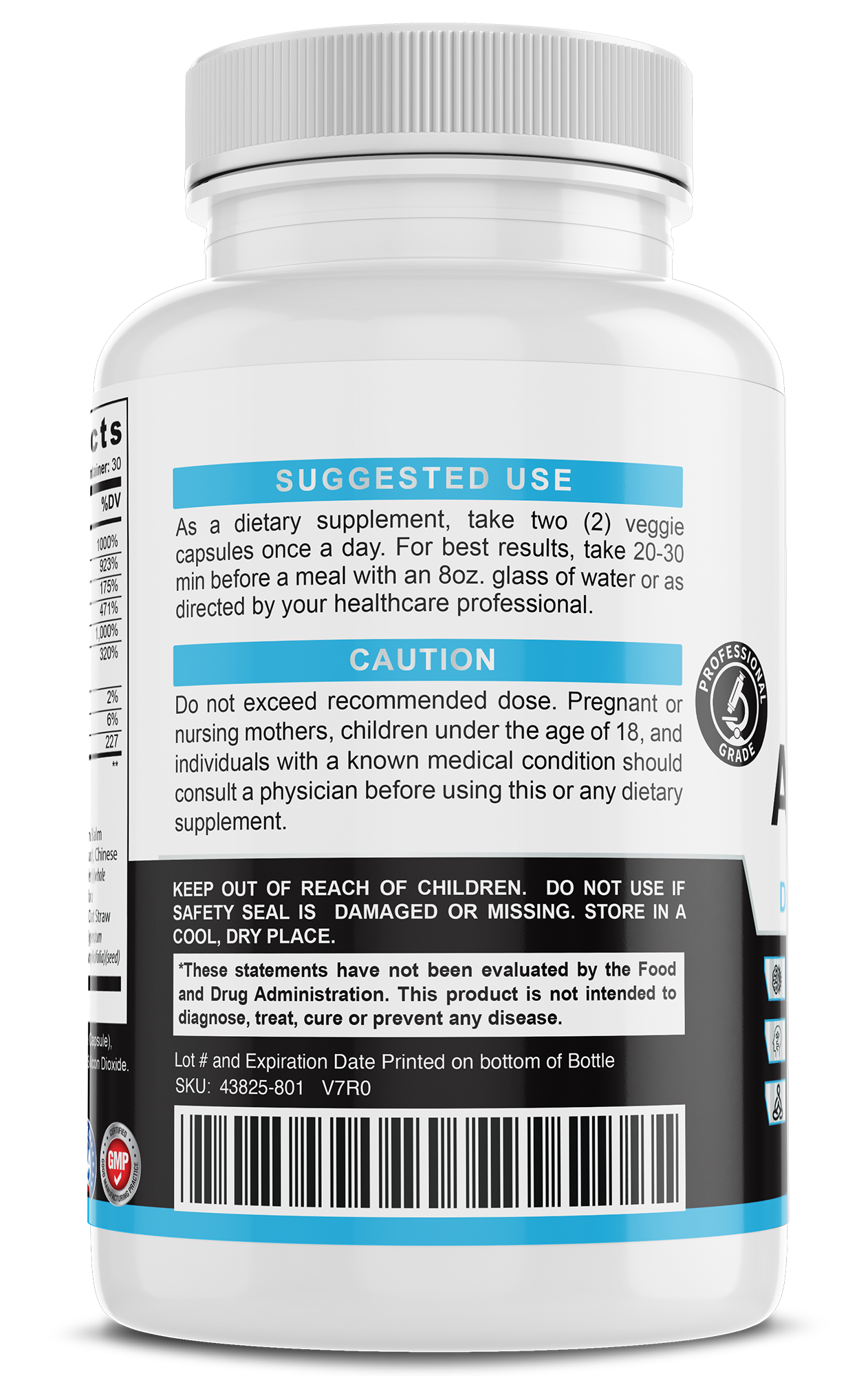 Anti-Anxiety Plant-based formulation  Vitamins , Promotes Cognitive Health , May Assist Calming Stress , Supports Relaxed , Mood