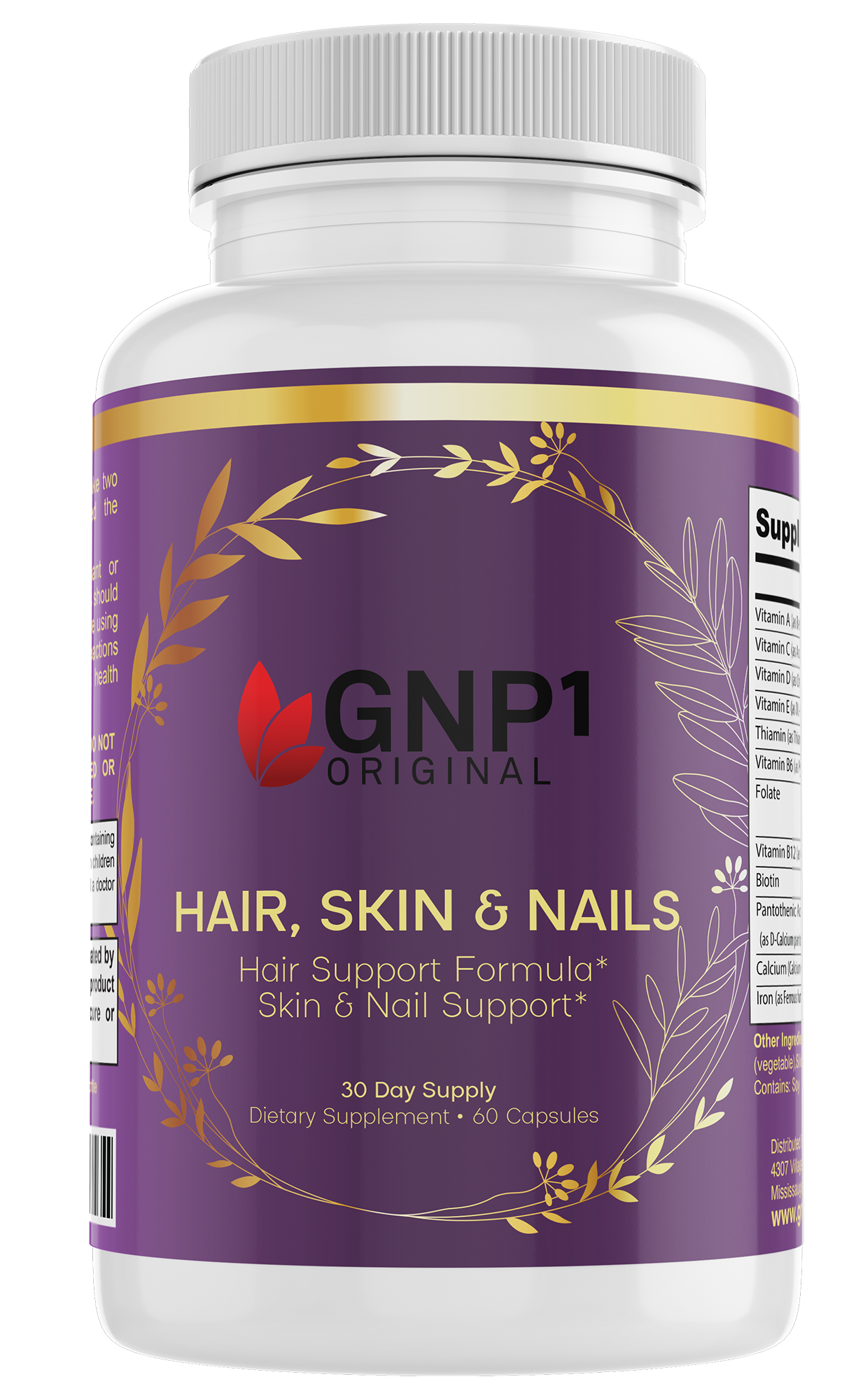 Hair, Skin & Nails Promotes hair Growth Improve Nail Strength Helps Improve Skin Clarity Thicken’s Hair Follicles