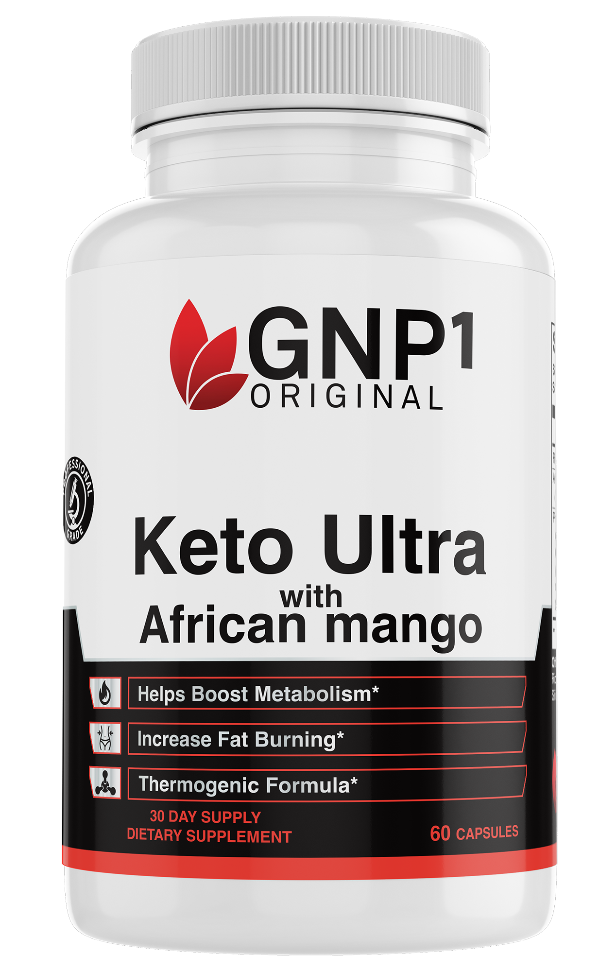 Raspberry Ketone Ultra With African Mango Plant-based Organic Supplement, Helps Boost Metabolism, Increase Fat Burning, Thermogenic Formula