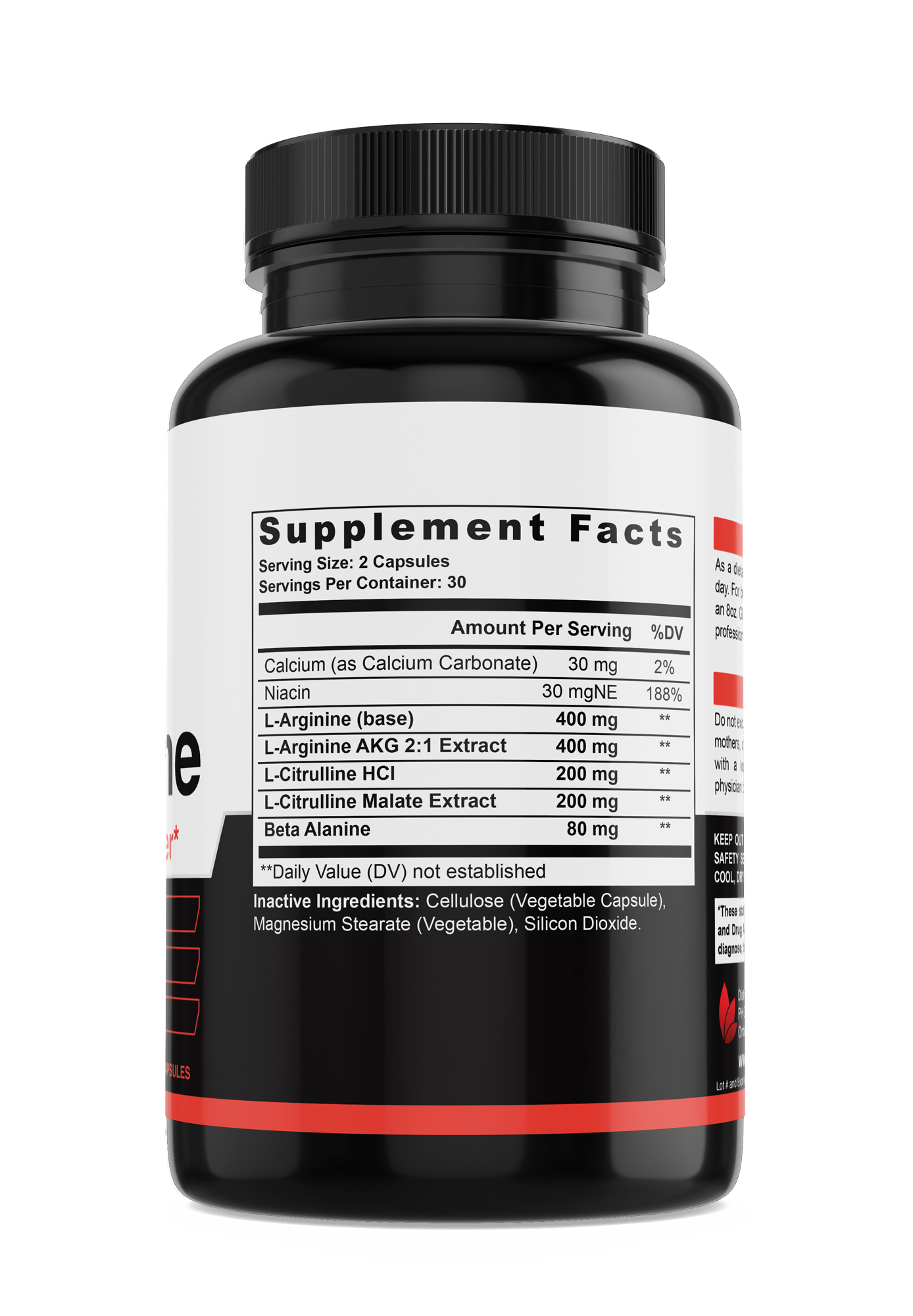 L-Arginine Vitamins Nutraceuticals Wellness Supplements, Supports Blood Flow, Helps Great Workout, Supports Circulation