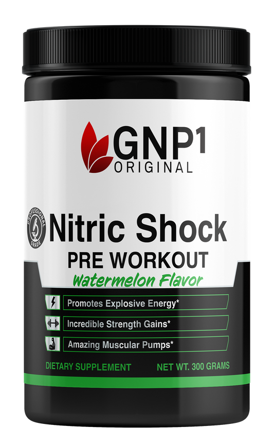 Nitric Shock Pre-Workout Nutraceuticals Plant-based formulations, Promotes Explosive Energy , Amazing Muscular Pumps