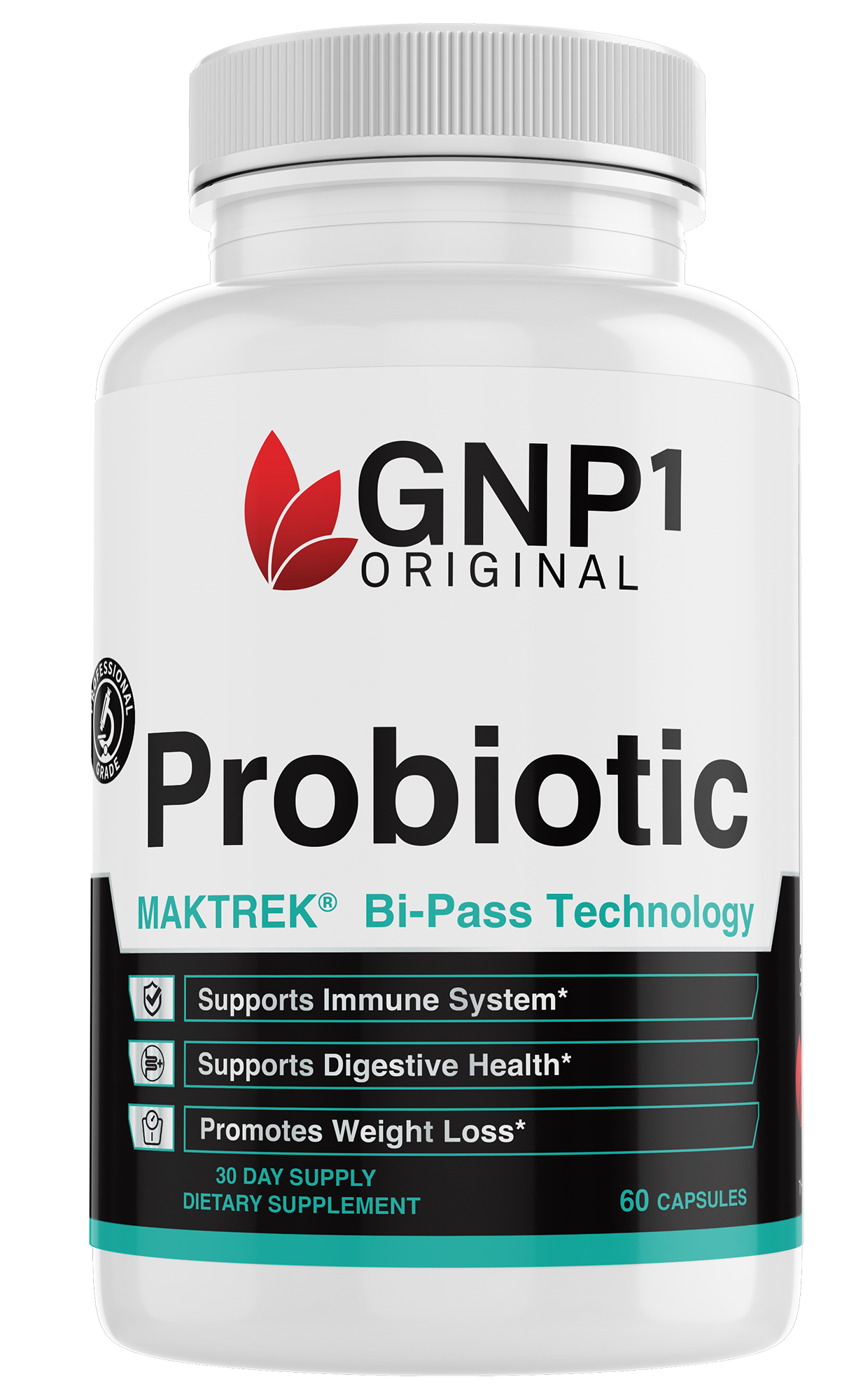 Probiotic 40 Billion CFU Nutraceuticals Wellness Supplement, Supports Immune System, Support Digestive Health, Promotes Weight Loss