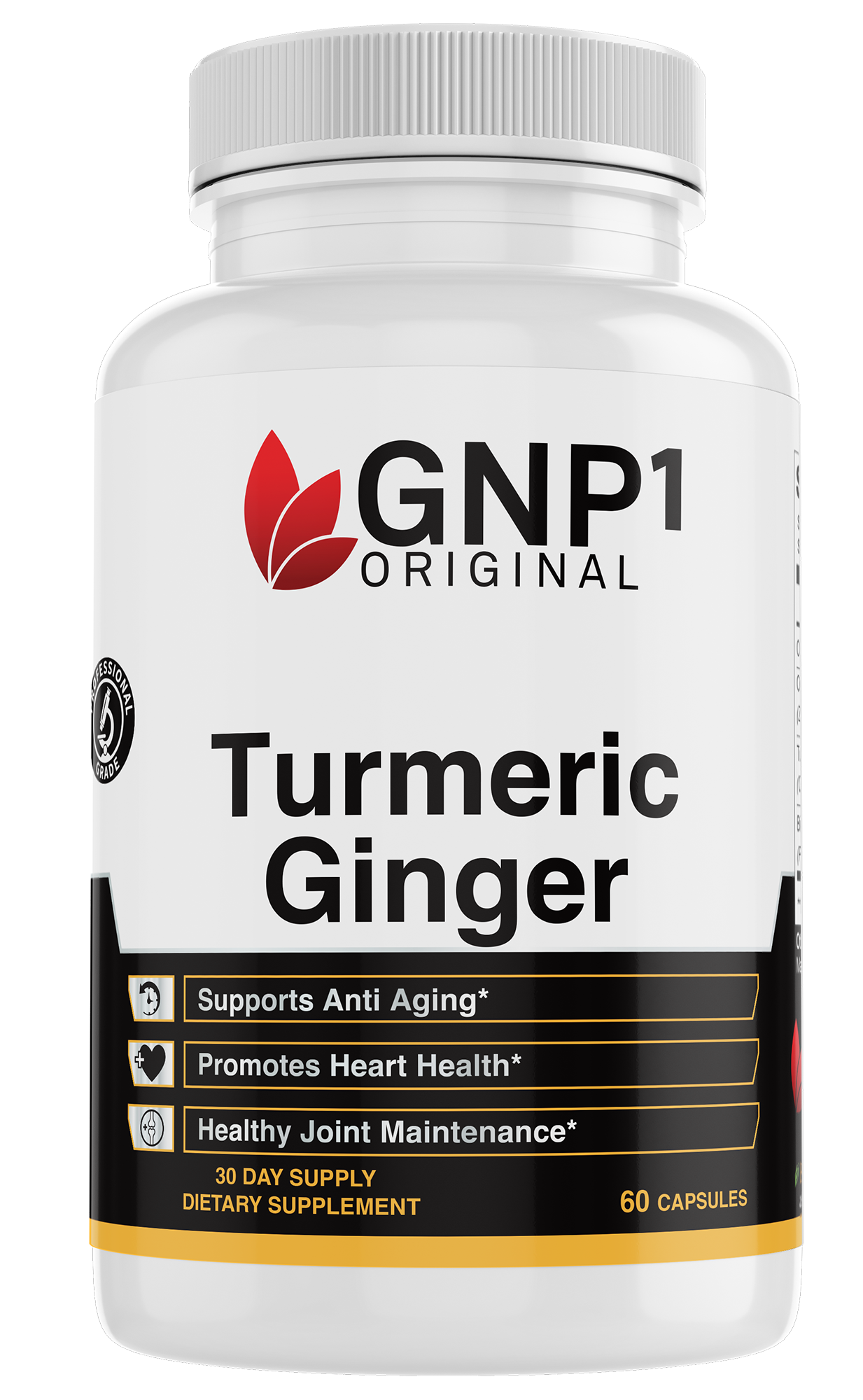 Turmeric w/ Ginger Nutraceutical  Herbal Supplements, Supports Anti Aging , Promotes Heart Health, Healthy Joint Maintenance