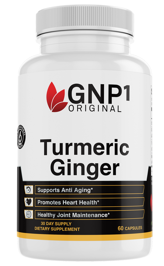 Turmeric w/ Ginger Nutraceutical  Herbal Supplements, Supports Anti Aging , Promotes Heart Health, Healthy Joint Maintenance