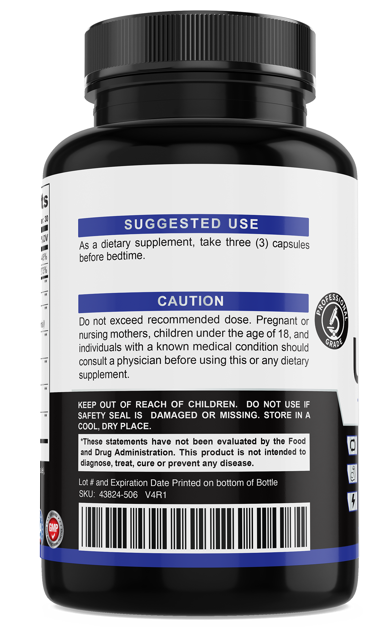 Ultra Test Natural Testosterone Support Herbal Remedies Wellness Supplement, Supports Stamins, Promotes Muscle Growth, Helps Boost Energy