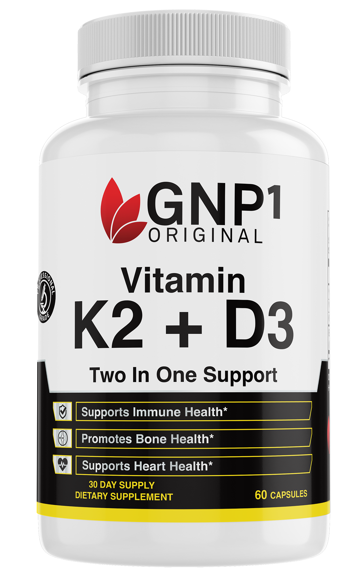 Vitamin K2 + D3 Organic Supplements, Support Immune Health, Promotes Bone Health, Supports Heart Health